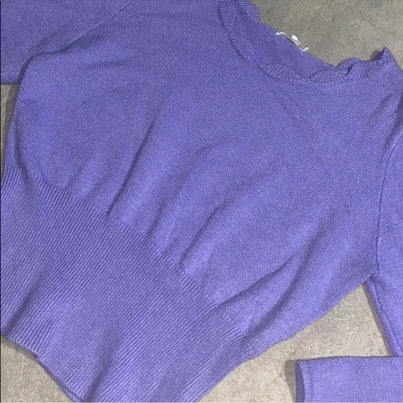Tularosa Purple Knit Sweater - Picture 2 of 4